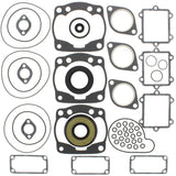 Vertex - 711216 - Complete Gasket Kit w/ Oil Seals for Arctic Cat ZRT 600