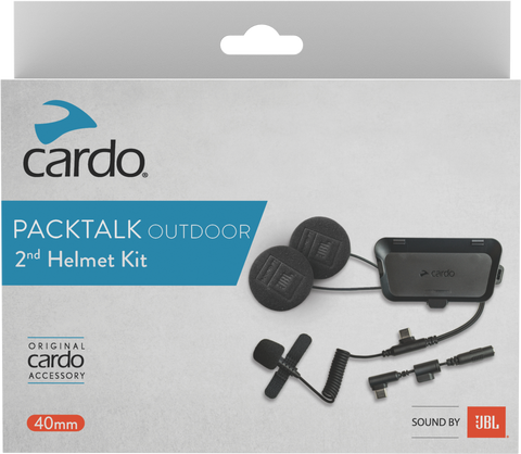 Cardo Packtalk Outdoor 2nd Helmet Kit with Sound by JBL - ACC00017