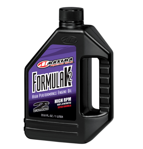 Maxima Racing Oils Formula K2 High RPM Synthetic 2T Engine Oil - 1 Liter