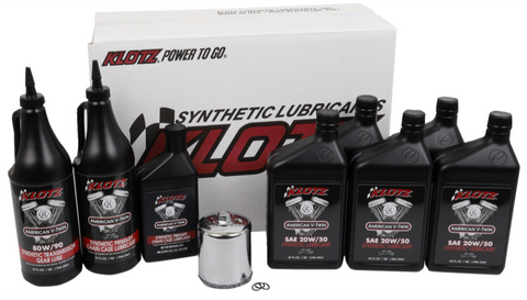 Klotz Premium Oil Change Kit for Harley V-Twin - KH-108