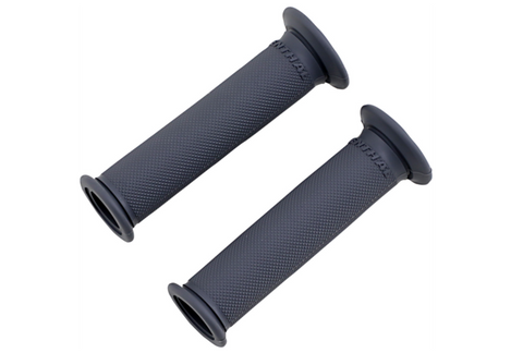 Renthal Single-Compound Road Race Grips - Gray/Medium - G148