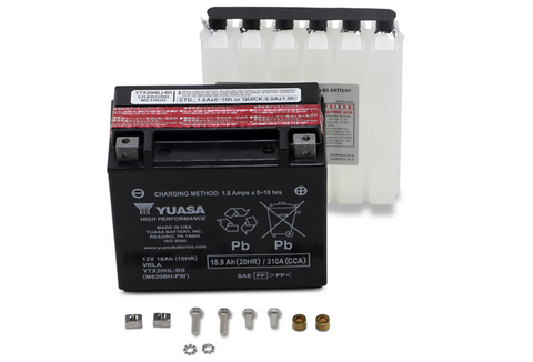 Yuasa AGM Maintenance Free Battery - YTX20HL-BS-PW - YUAM620BH-PW
