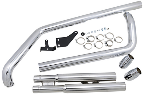 Cobra USA Speedster Slashdown Exhaust for 1996-08 Kawasaki VN1500 Vulcan Classic - 4819
