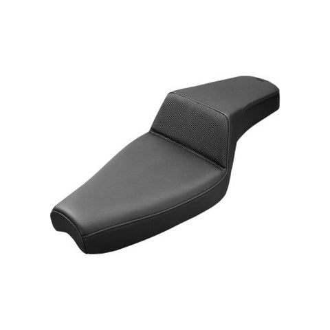 Saddlemen Step-Up 2-Up Seat for 1979-03 Harley Sportster models - Black/Gripper - 879-03-174