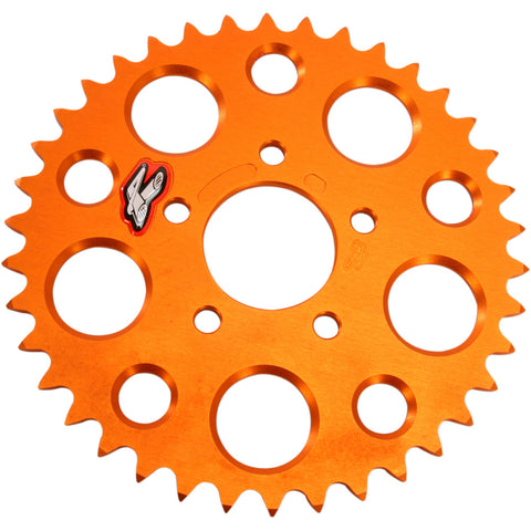 Renthal Standard Rear Sprocket - 415 Chain Pitch x 40 Teeth - Orange - 480--415-40P-OR