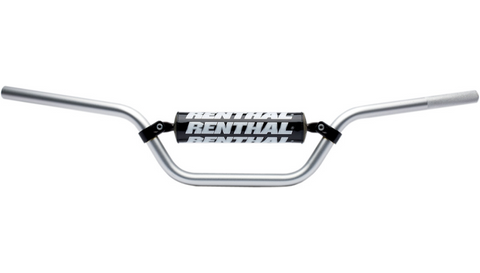 Renthal ATV Racing Off-Road Handlebar - 7/8 Inch - Silver - 781-01-SI-03-219