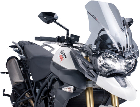 Puig Touring Windscreen for 2011-17 Truimph Tiger 800 - Smoke