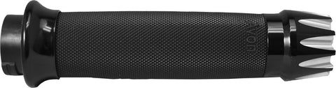 Avon Custom Contour Grips for Harley Dyna / Electra Models - Black - CC-86-ANO-EX