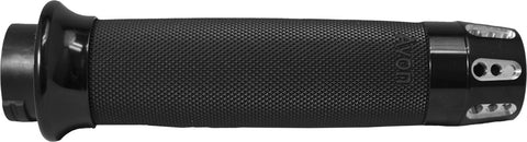 Avon Custom Contour Grips for Harley Dyna / Electra Models - Black - CC-86-ANO-GAT