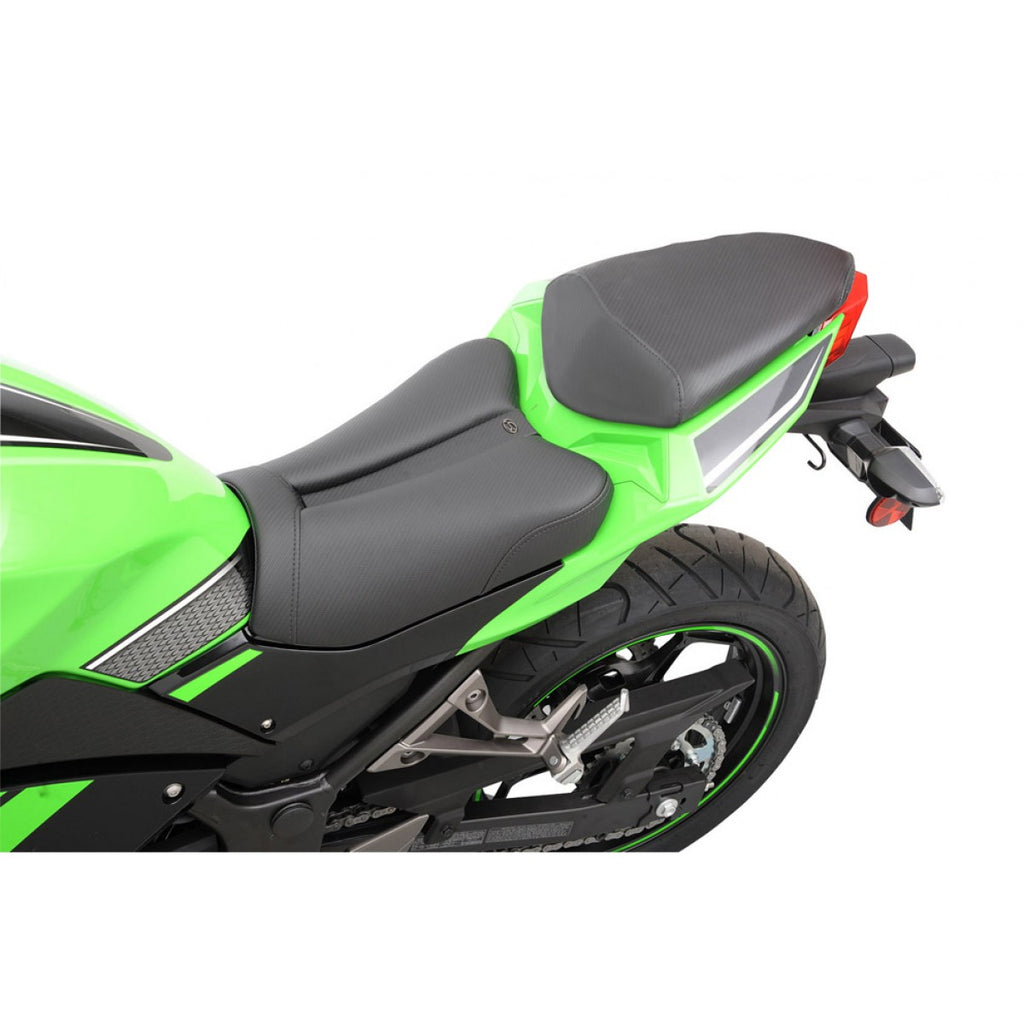 Saddlemen Track Solo Seat with Matching Pillion Cover for