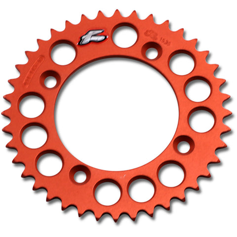 Renthal Standard Rear Sprocket - 415 Chain Pitch x 40 Teeth - Orange - 491--415-40P-OR
