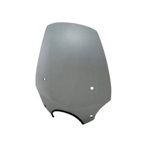 Memphis Shades El Paso Sportshield for Cruisers with 7 Inch Headlight - 13 Inches Tall - Black Smoke - MEP5233