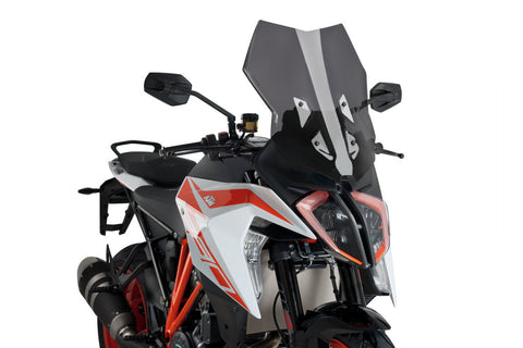 Puig Touring Windscreen for KTM 1290 Super Duke - Dark Smoke - 3564F