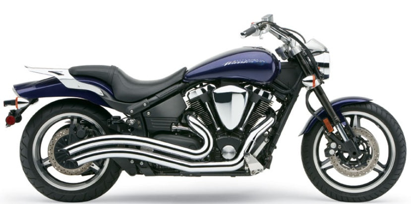 Cobra USA Speedster Swept Exhaust for 2002-10 Yamaha XV1700 Road