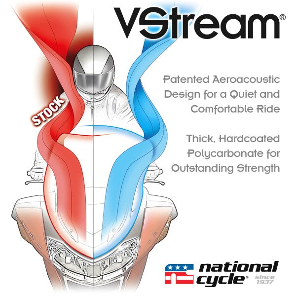 National Cycle V-Stream Touring Windshield for 2006-19 Suzuki