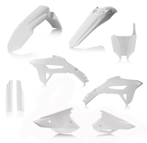 Acerbis Full Replacement Plastics Kit for 2021-22 Honda CRF450R - White - 2858920002