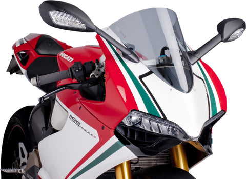 Puig Z Racing Windscreen for 2012-15 Ducati 1198/1199 Panigale - Smoke - 5990H