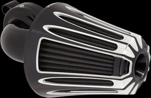 Arlen Ness Monster Sucker Air Cleaner Kits for 2008-17 Harley Touring FBW - Bevelled Black - 81-008
