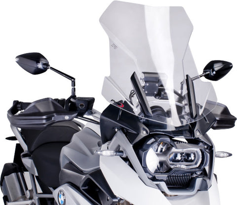 Puig Touring Windscreen for 2013-17 BMW R1200GS/Adventure - Clear
