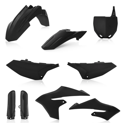 Acerbis Full Replacement Plastics Kit for 2018-22 Yamaha YZ65 - Black - 2726640001