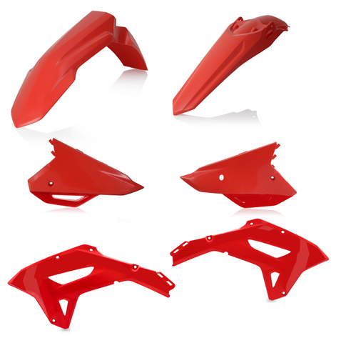 Acerbis Standard Replacment Plastics Kit for 2022 Honda CRF250RX / CRF300RX / CRF450RX - Red - 2861790227