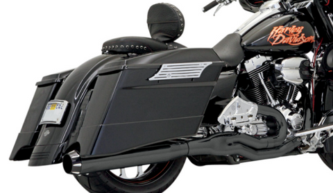 Bassani Road Rage II B1 Power System for 1995-16 Harley FL Touring models - Black - FLH-777B