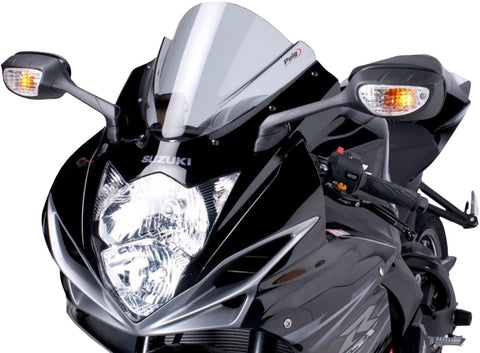 Puig Z Racing Windscreen for 2011-17 Suzuki GSXR-600/R-750 - Smoke - 5605H