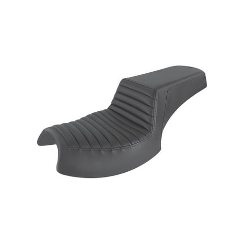 Saddlemen Step-Up 2-Up Seat for 2020-21 Indian Challenger models - Black/Driver Tuck and Roll - I20-06-171