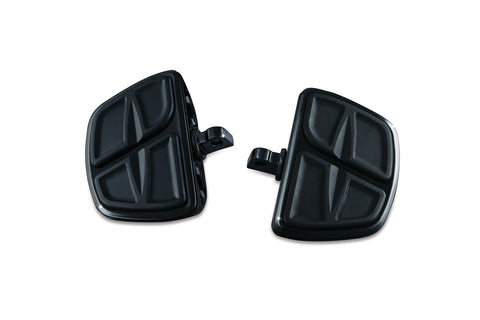 Kuryakyn 7612 Kinetic Mini Floorboards for Harley Touring models - Gloss Black