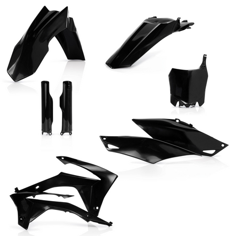 Acerbis Full Replacement Plastics Kit for 2013-17 Honda CRF250R / CRF450R - Black - 2314410001