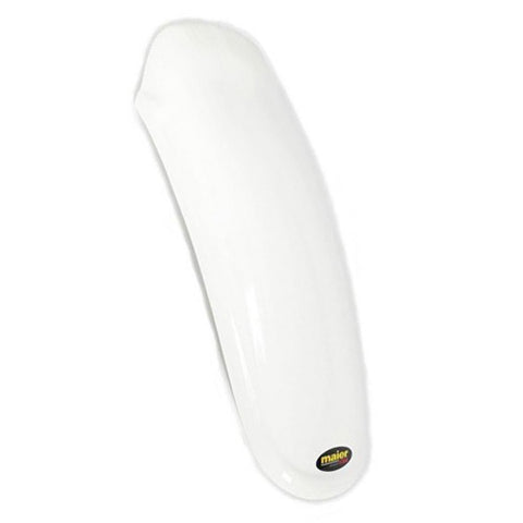 Maier White Rear Fender for 1977-85 Yamaha YZ125 Models - 185701