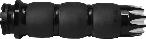 Avon Grips Velvet Air Grips for Harley Electra / Road - Black - AIR-96-AN-FL-EX