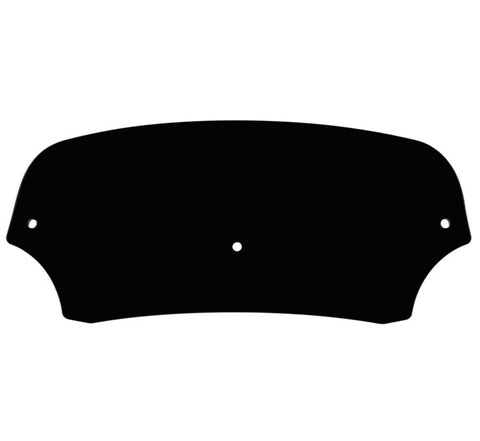 Memphis Shades Batwing Fairing Windshield - Black - 5 Inch