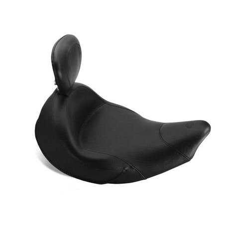 Mustang Vintage Wide Touring Solo Seat with Driver Backrest for 2014-17 Indian Chief / Indian Roadmaster - 79760