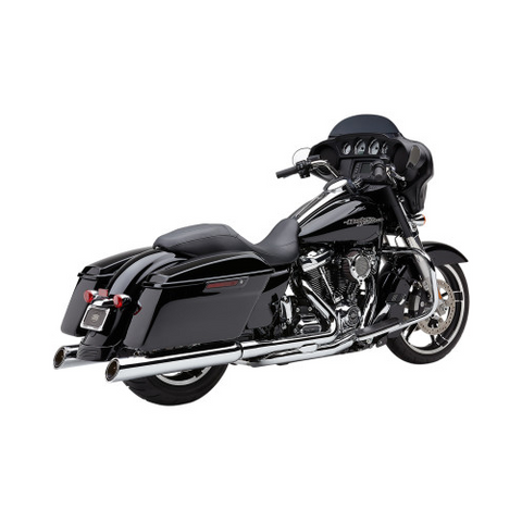 Cobra USA 909 Uppercut Slip-On Mufflers for 2017-22 Harley FL Touring models - Chrome - 6269