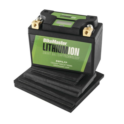 Bike Master Lithium-Ion 2.0 Battery - 12 Volts - BMP9-FP - YTX9-BS