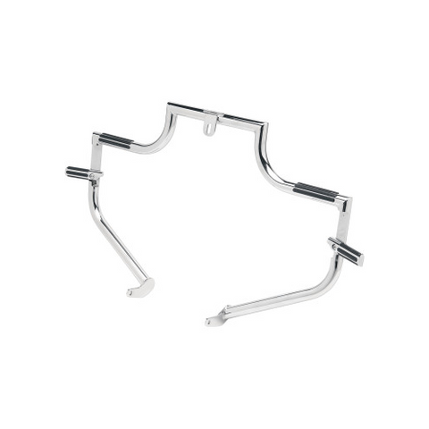 Lindby Twinbar Highway Bars for 2000-17 Harley Softails - Chrome - 1201