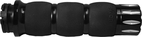 Avon Grips Air Cushion Grips for Harley Dyna / Road - Black - AIR-90-ANO-RIV