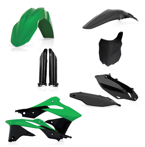 Acerbis Full Replacement Plastics Kit for 2013-16 Kawasaki KX250F - Kawasaki Original 13 - 2314183914