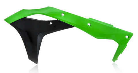 Acerbis Radiator Shrouds for Kawasaki KX models - Green/Black - 2630611089