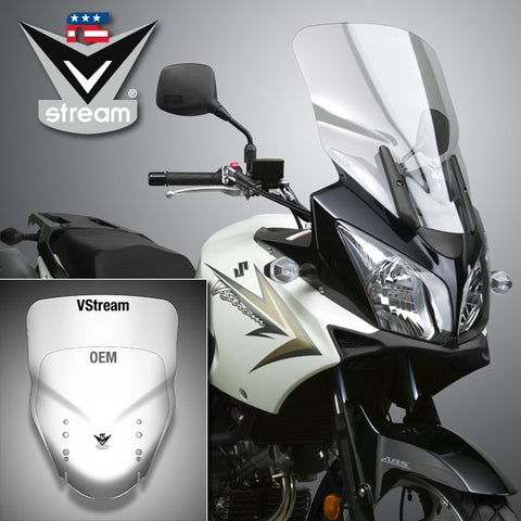 National Cycle N20213 - VStream Replacement Screen for Suzuki DL650/1000 - Clear