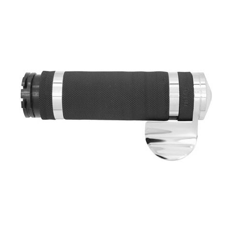 Avon Grips Air-Super Sport Grips for Harley Dyna / XL / V-Rod - Chrome - AIR-99-BOSS