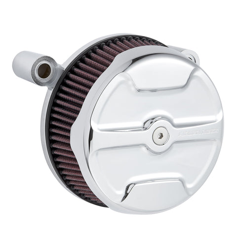 Arlen Ness Stage I Big Sucker Air Cleaner Kit for 2017-22 Harley M8 models - Chrome/Knuckle - 18-393