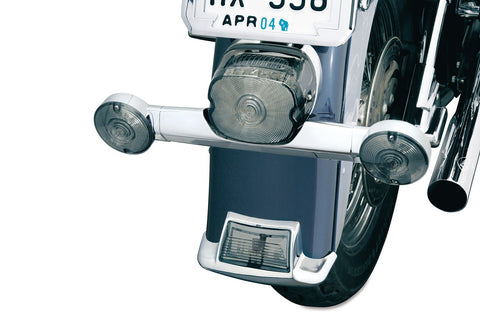 Kuryakyn 2384 - Narrowed Rear Turn Signal Bar for Harley-Davidson - Chrome