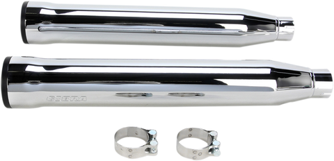 Cobra USA RPT Slip-On Mufflers for Harley Softail Models - Chrome - 6051
