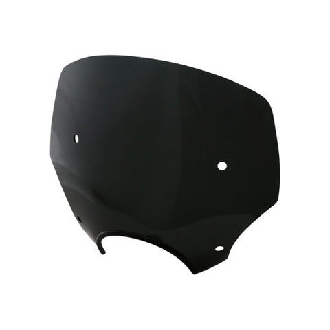 Memphis Shades El Paso Sportshield for Cruisers with 7 Inch Headlight - 13 Inches - Dark Smoke - MEP5243