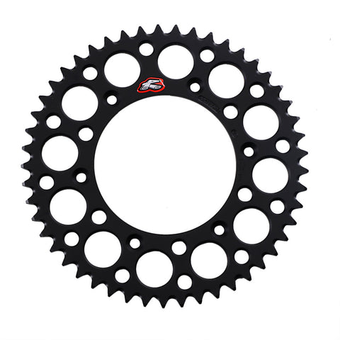 Renthal Ultralight Rear Sprocket - 520 Chain Pitch x 49 Teeth - Black - 224U-520-49GPBK