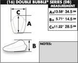 Zero Gravity Double Bubble Windscreen for 2016-20 Kawasaki ZX1000 Ninja ZX-10R/RR - Clear - 16-264-01
