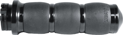 Avon Grips Velvet Air Heated Grips for Harley Dyna / Road - Black - AIR-96-HT