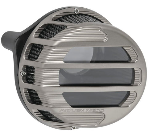 Arlen Ness Sidekick Air Cleaner Kit for 2017-22 Harley M8 models - Titanium/Sidekick - 81-308